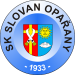 Znak SK Slovan Opařany s erbem obce Opařany
